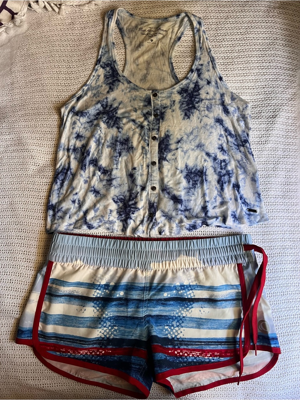 Hollister Tank and swim shorts set